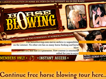 Horse Blowing (Horse Oral Addicts)